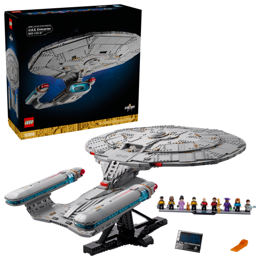 LEGO Icons Star Trek U.S.S. Enterprise NCC-1701-D Building Set 10356
