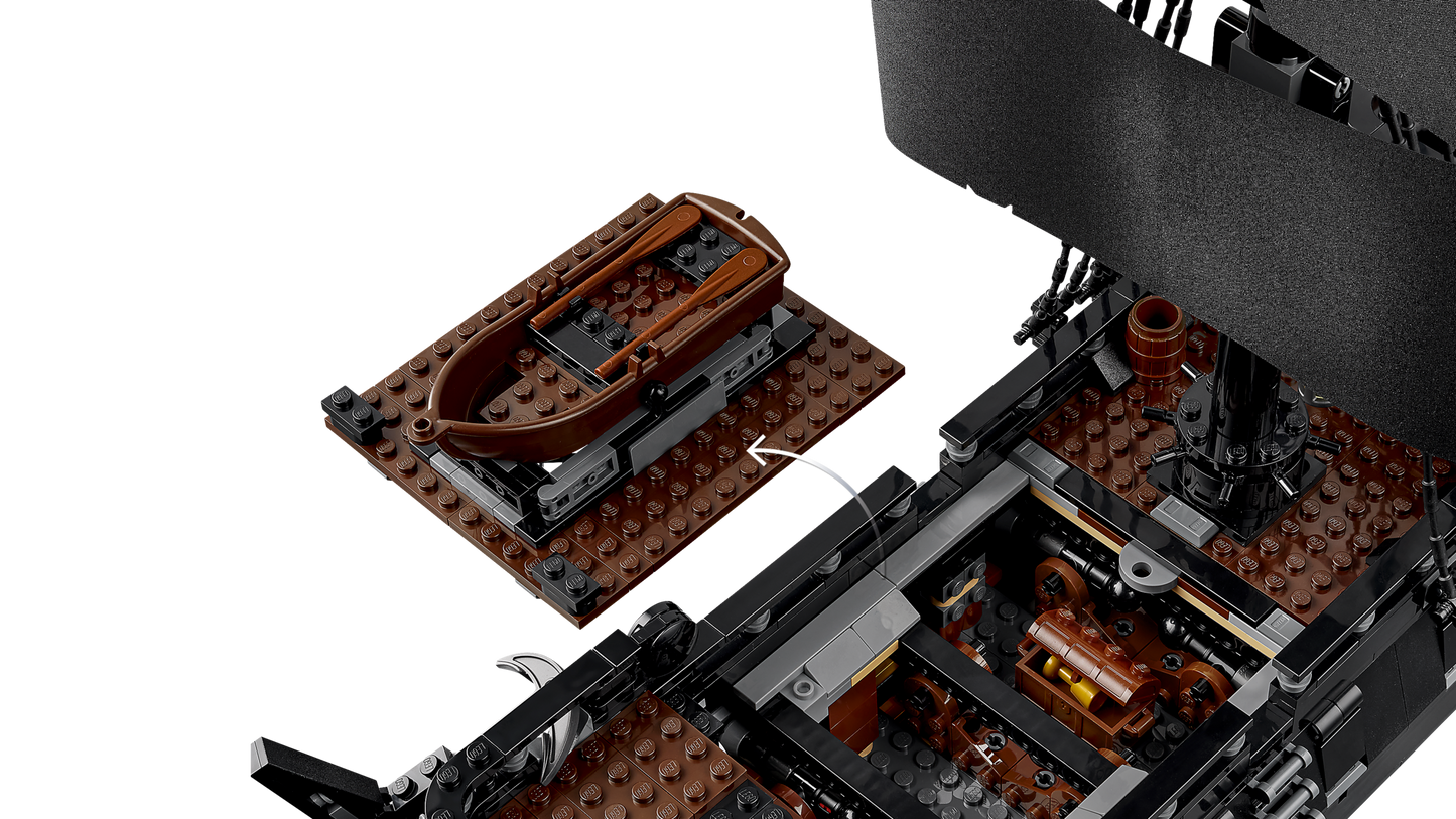 LEGO Icons Captain Jack Sparrow's Pirate Ship Building Set 10365