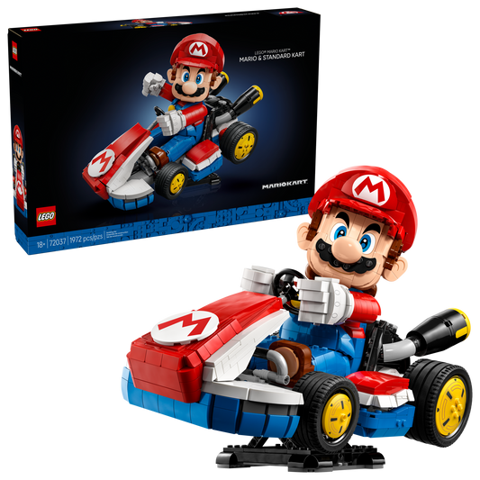 LEGO Super Mario Mario Kart: Mario & Standard-Kart Building Set 72037