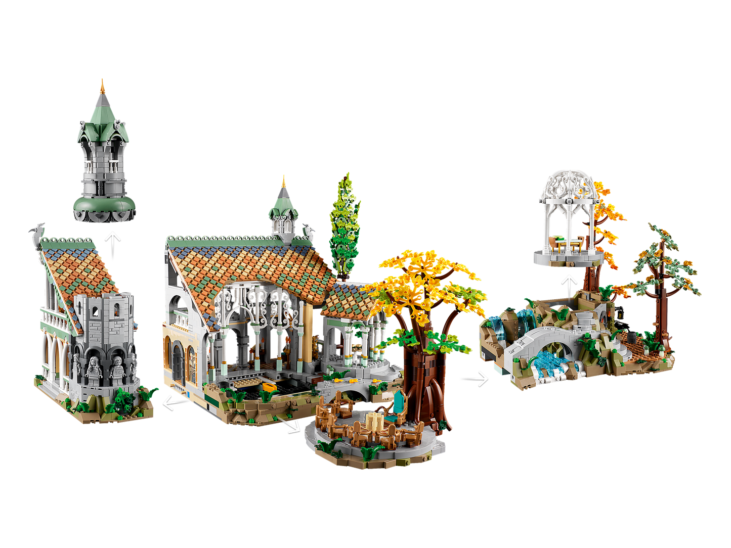 LEGO Icons The Lord of the Rings: Rivendell Building Set 10316