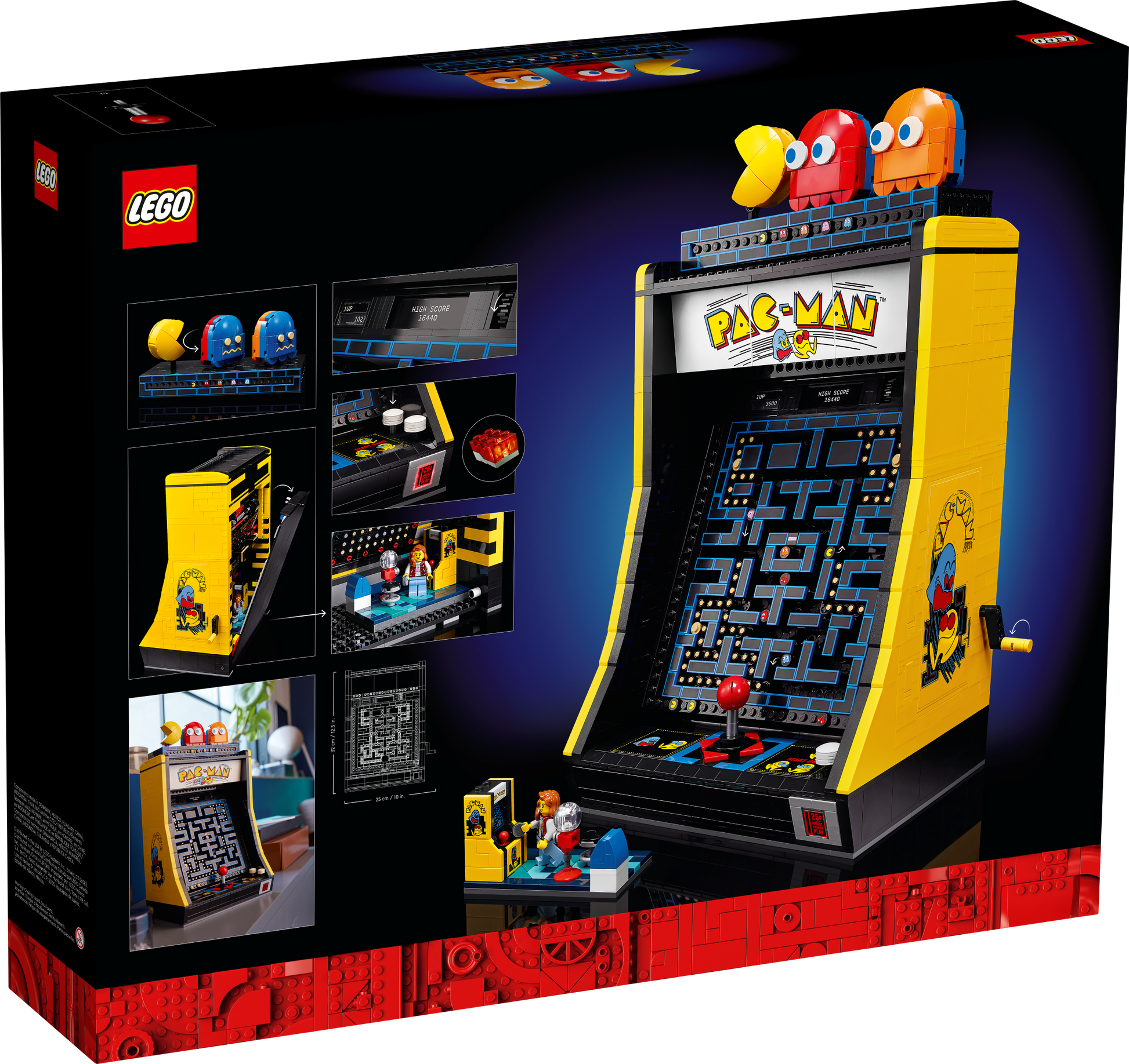 LEGO Icons PAC-MAN Arcade Building Set 10323