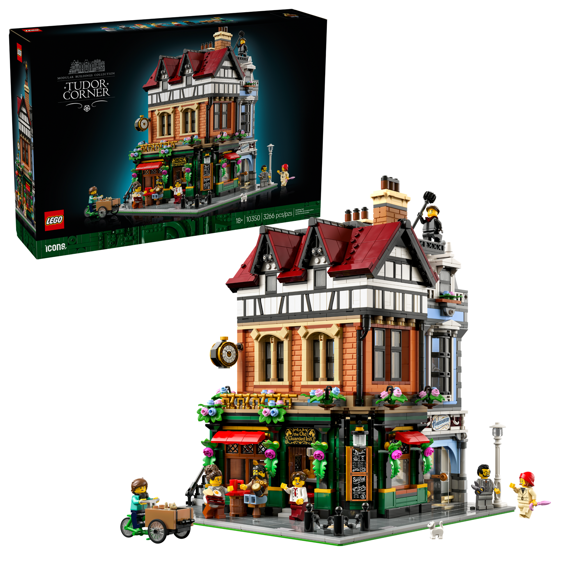 LEGO Icons Tudor Corner Building Set 10350