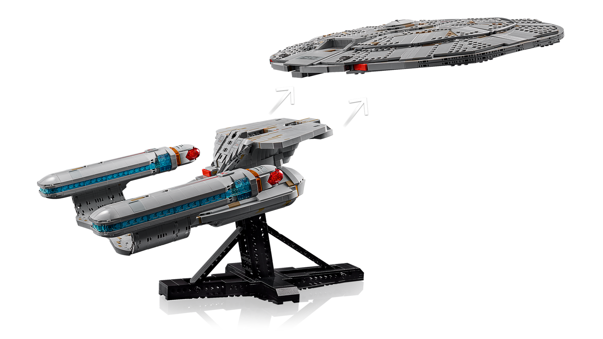 LEGO Icons Star Trek U.S.S. Enterprise NCC-1701-D Building Set 10356