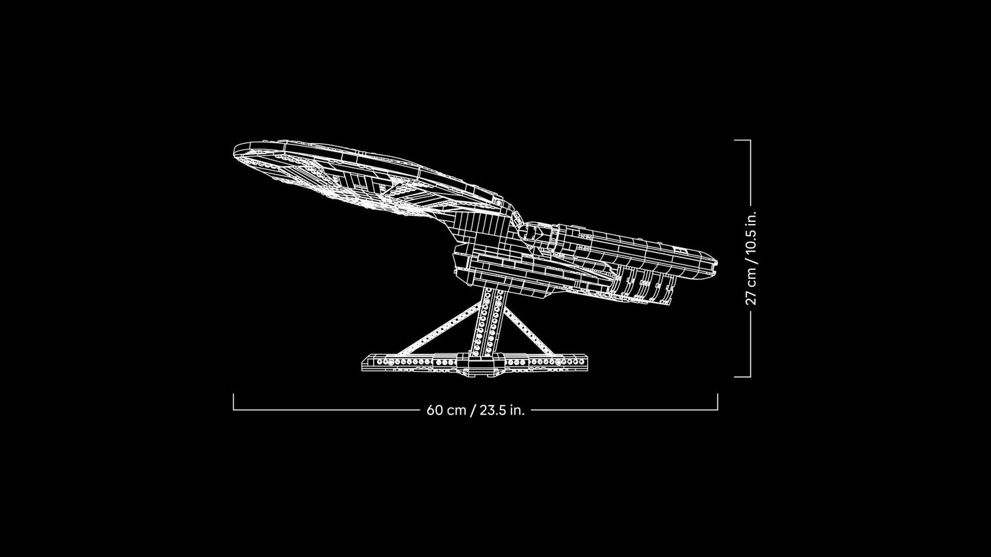 LEGO Icons Star Trek U.S.S. Enterprise NCC-1701-D Building Set 10356