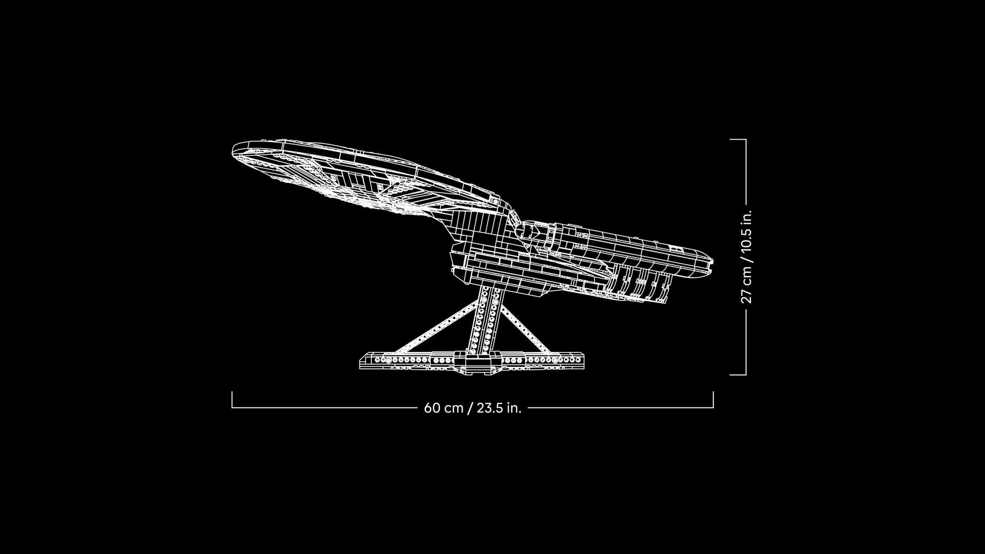 LEGO Icons Star Trek U.S.S. Enterprise NCC-1701-D Building Set 10356