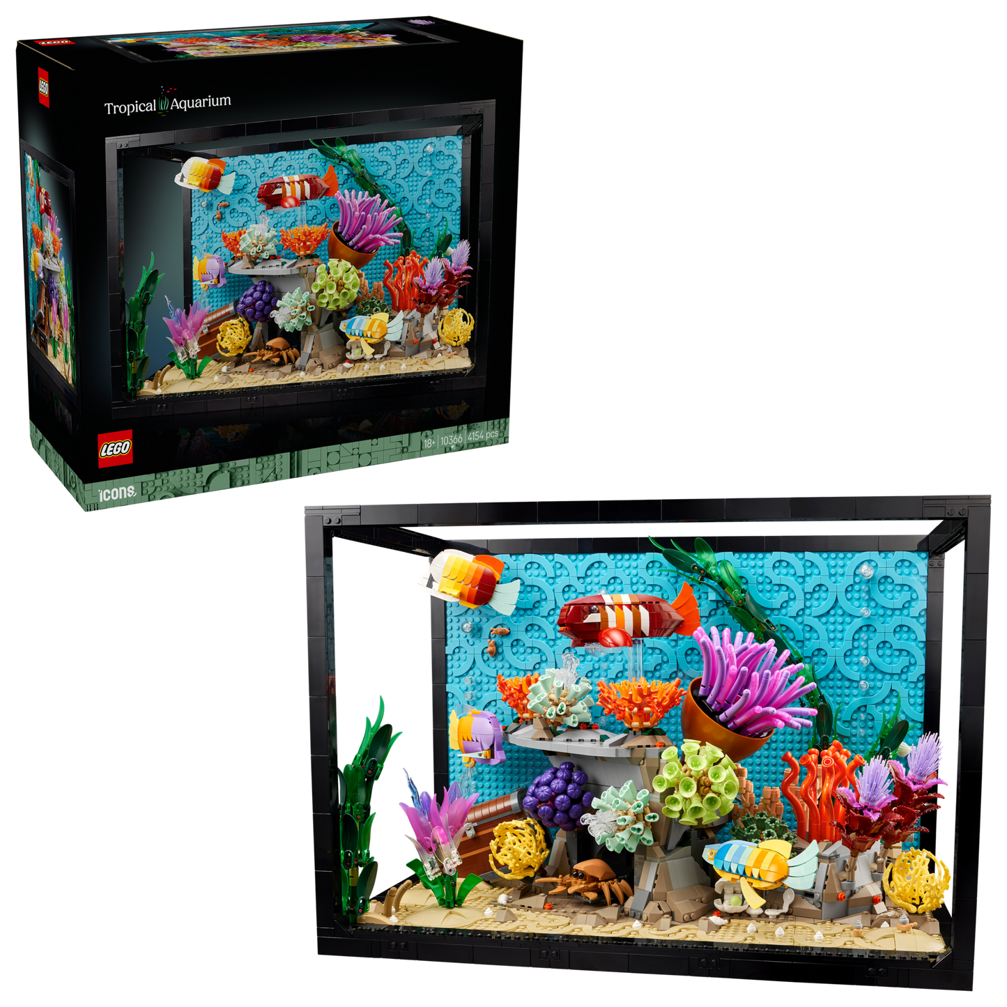 LEGO Icons Tropical Aquarium Building Set 10366
