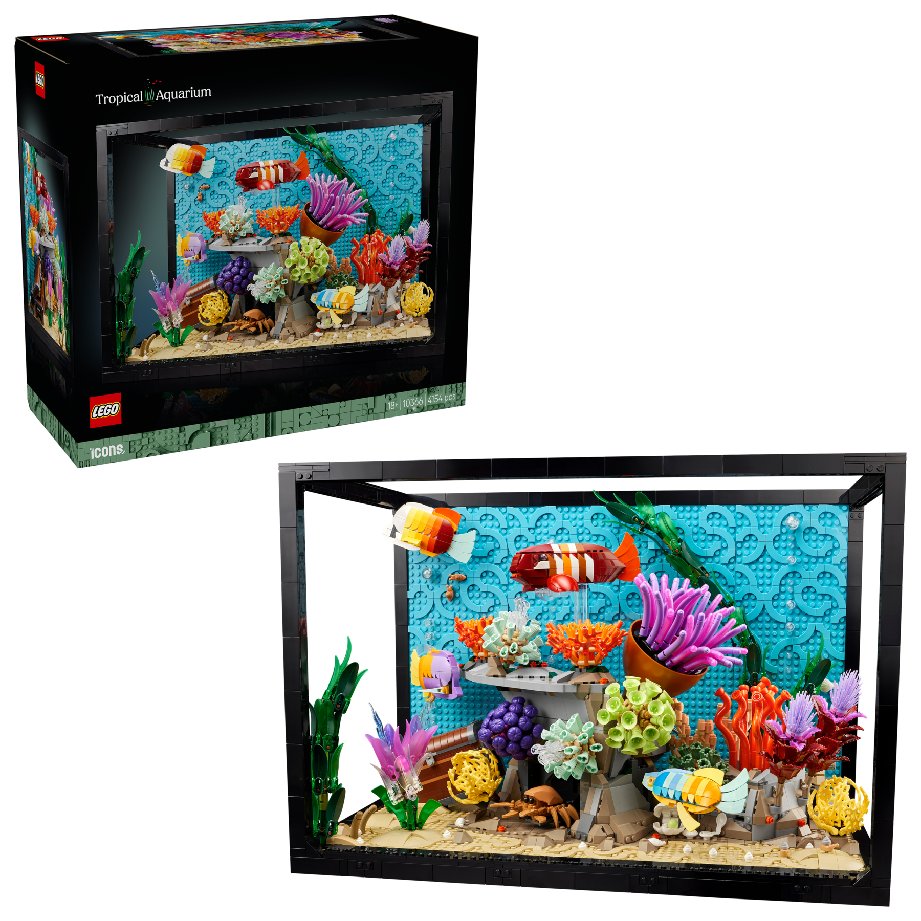 LEGO Icons Tropical Aquarium Building Set 10366