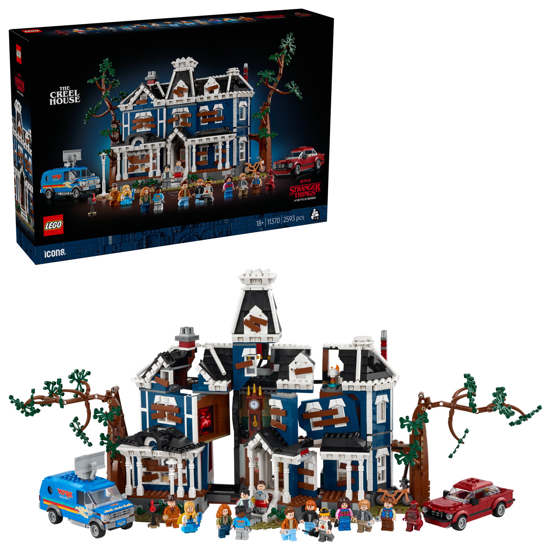 LEGO Icons Stranger Things The Creel House Building Set 11370