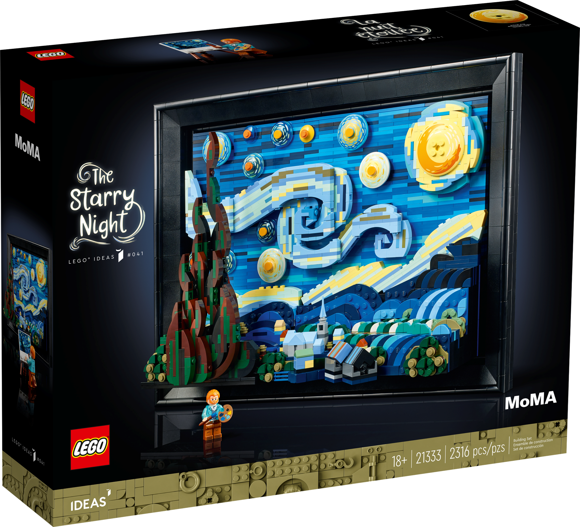 LEGO Ideas Vincent van Gogh The Starry Night Building Set 21333