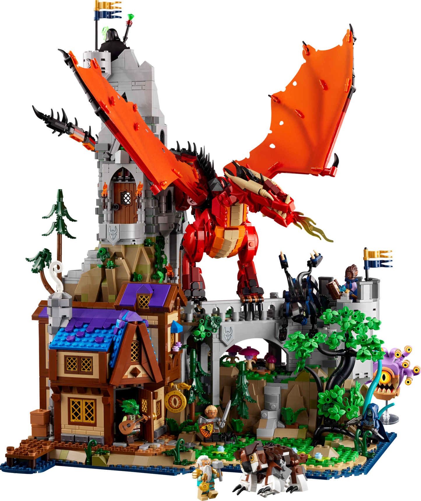 LEGO Ideas Dungeons & Dragons: Red Dragon's Tale Building Set 21348