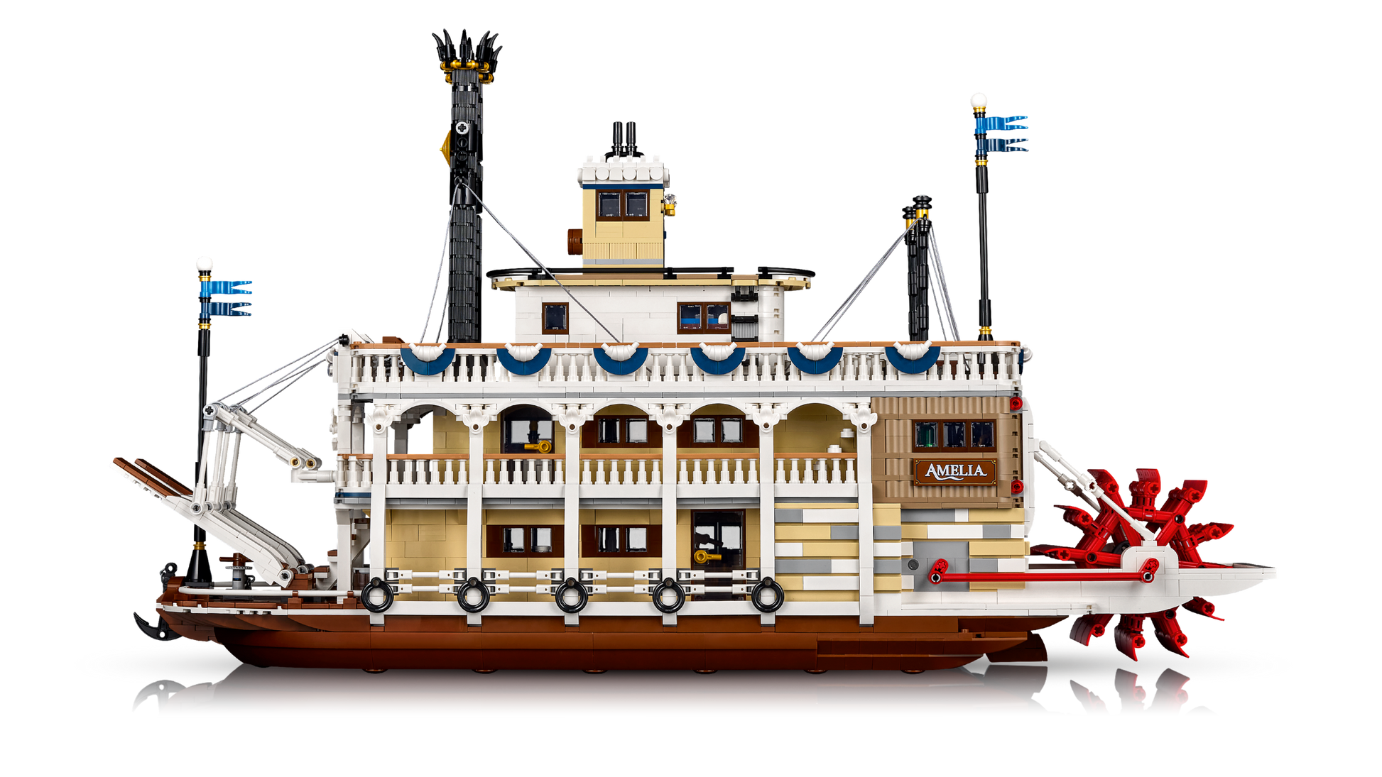 LEGO Ideas River Steamboat Building Set 21356