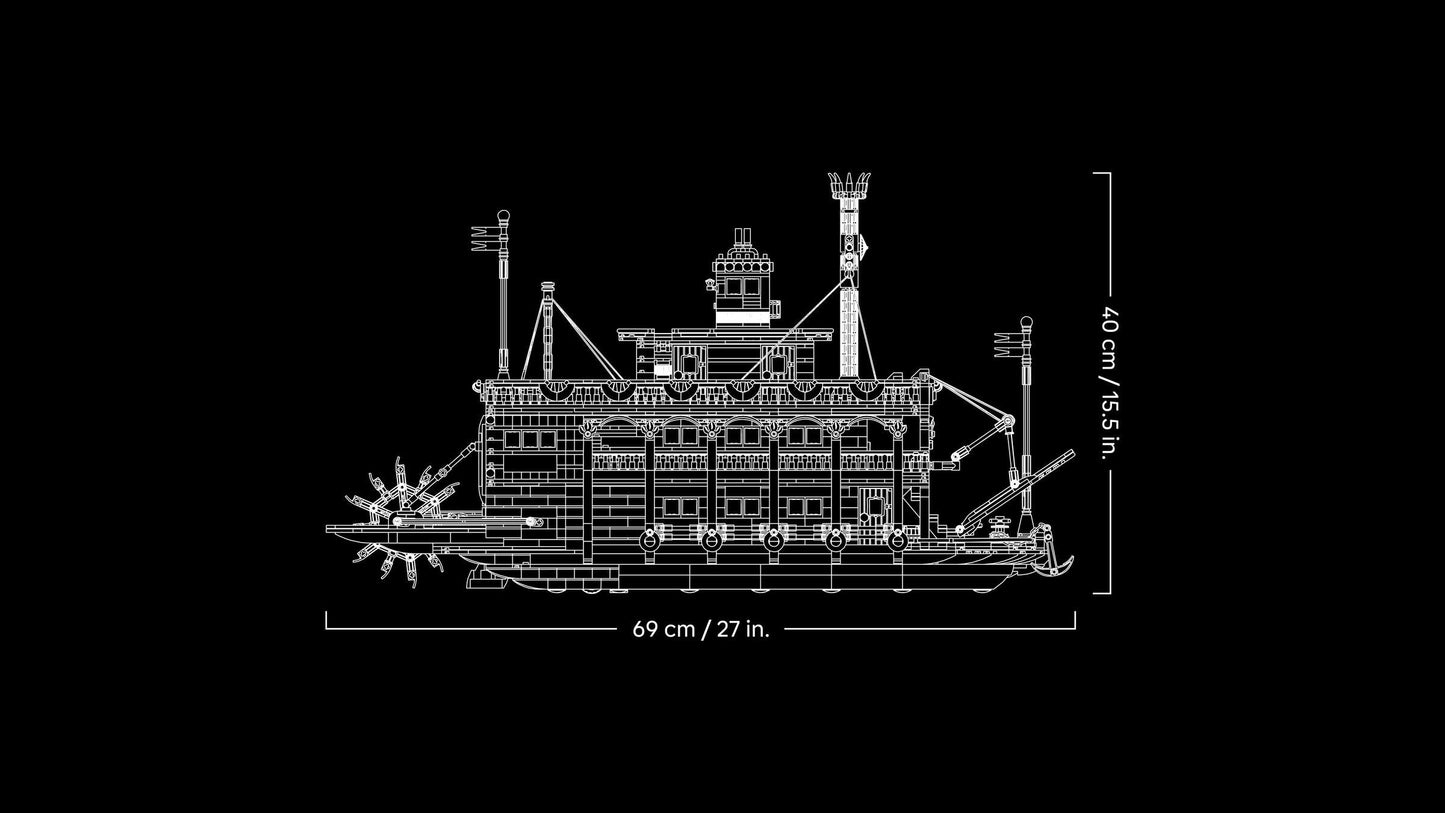 LEGO Ideas River Steamboat Building Set 21356