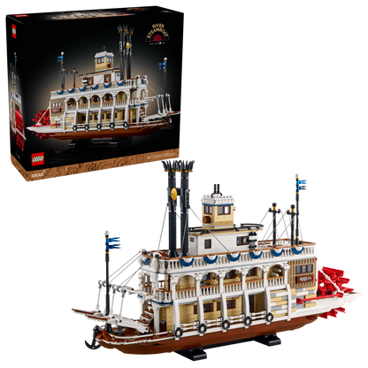 LEGO Ideas River Steamboat Building Set 21356