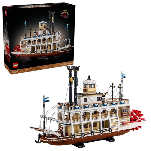 LEGO Ideas River Steamboat Building Set 21356