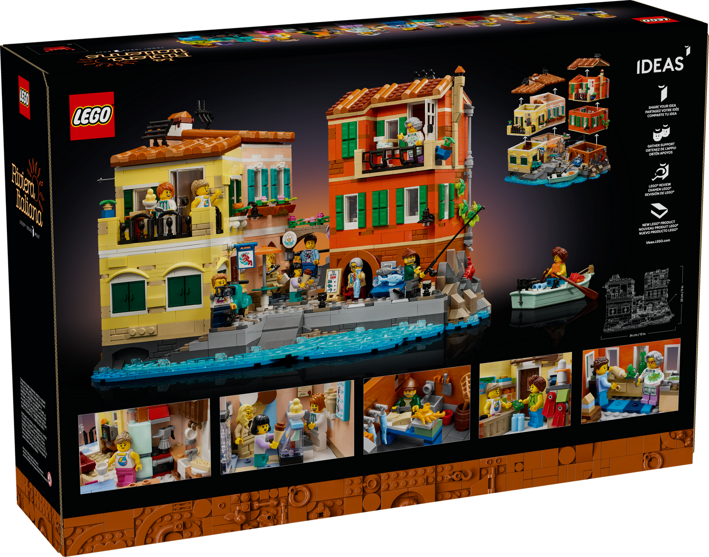 LEGO Ideas Italian Riviera Building Set 21359