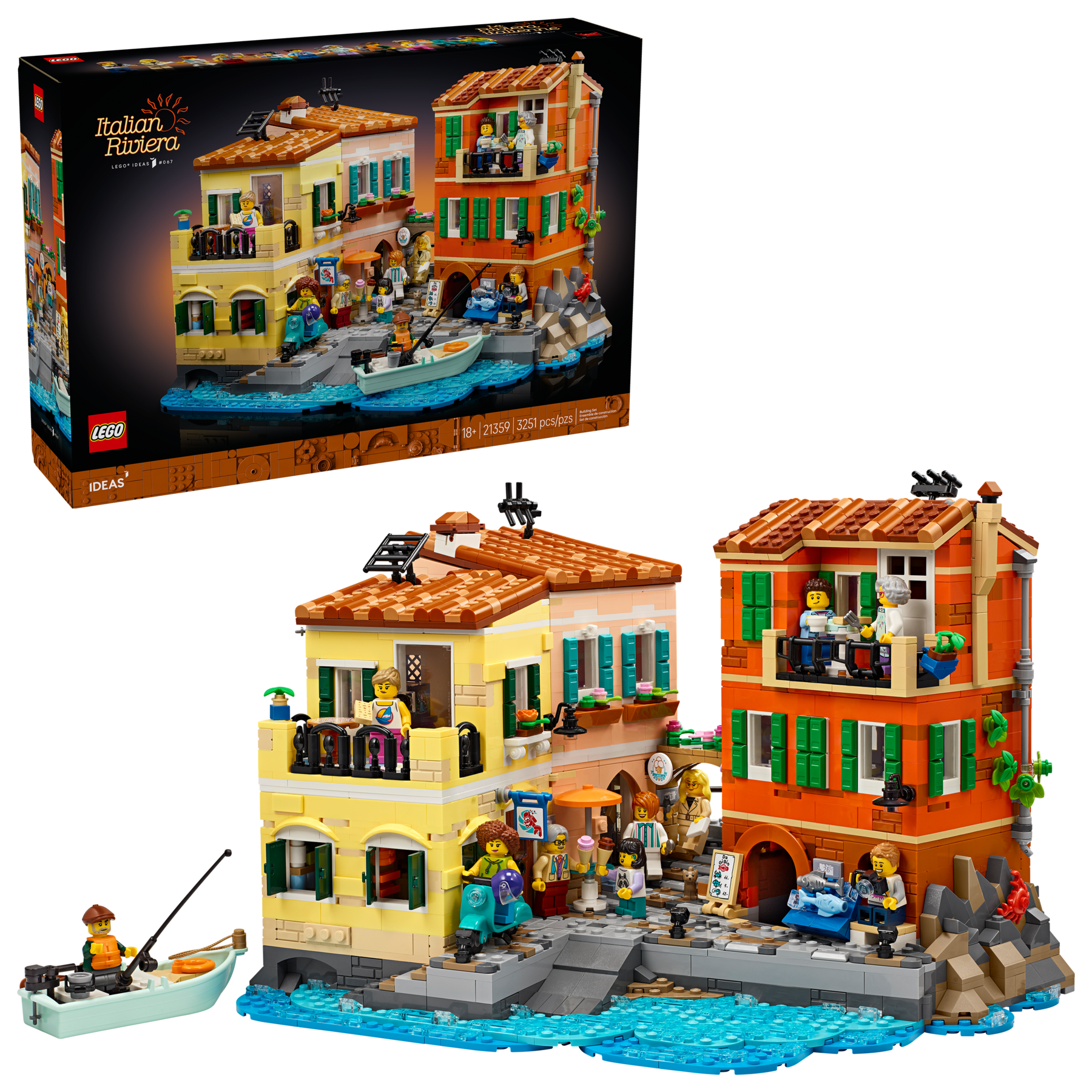 LEGO Ideas Italian Riviera Building Set 21359