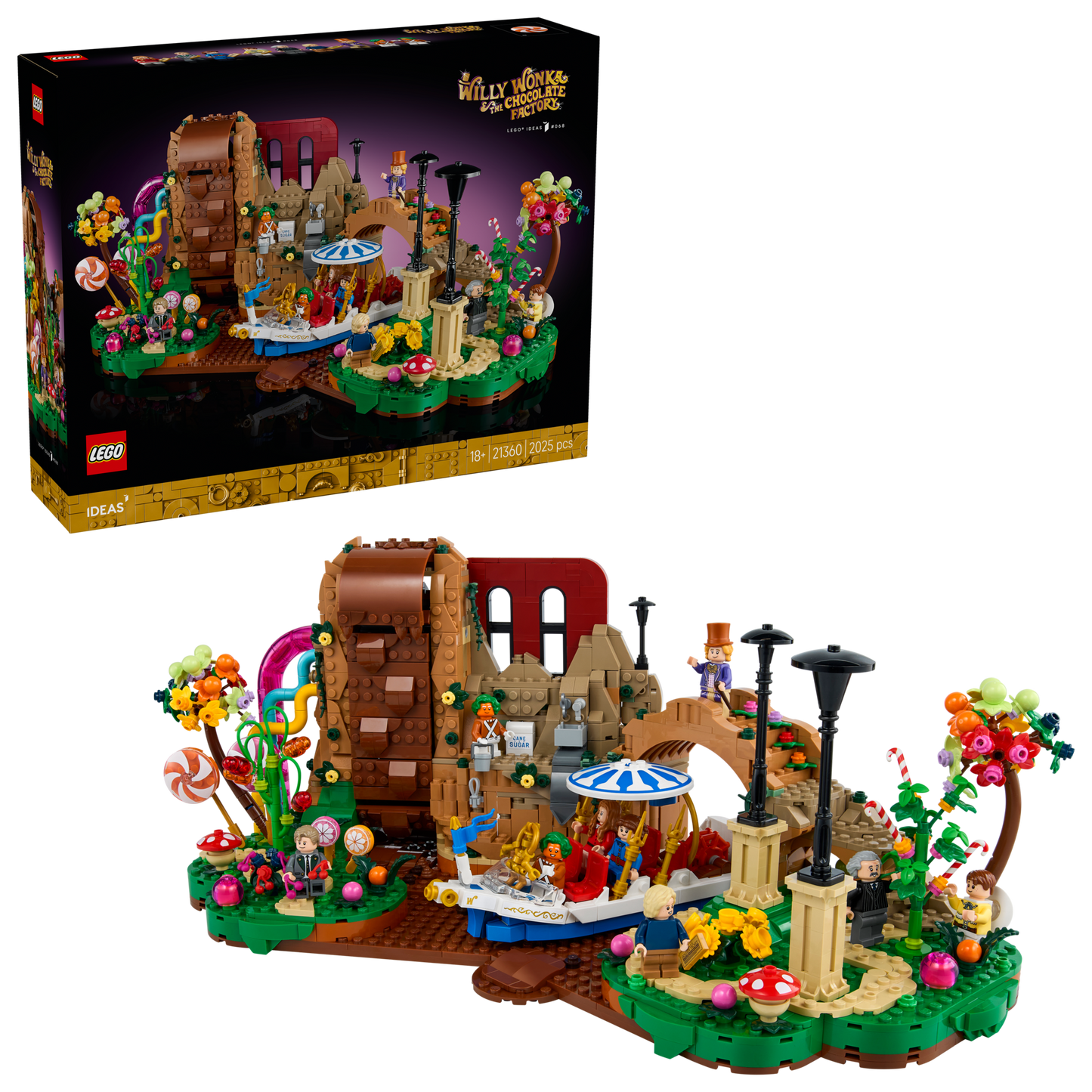 LEGO Ideas Willy Wonka Building Set 21360