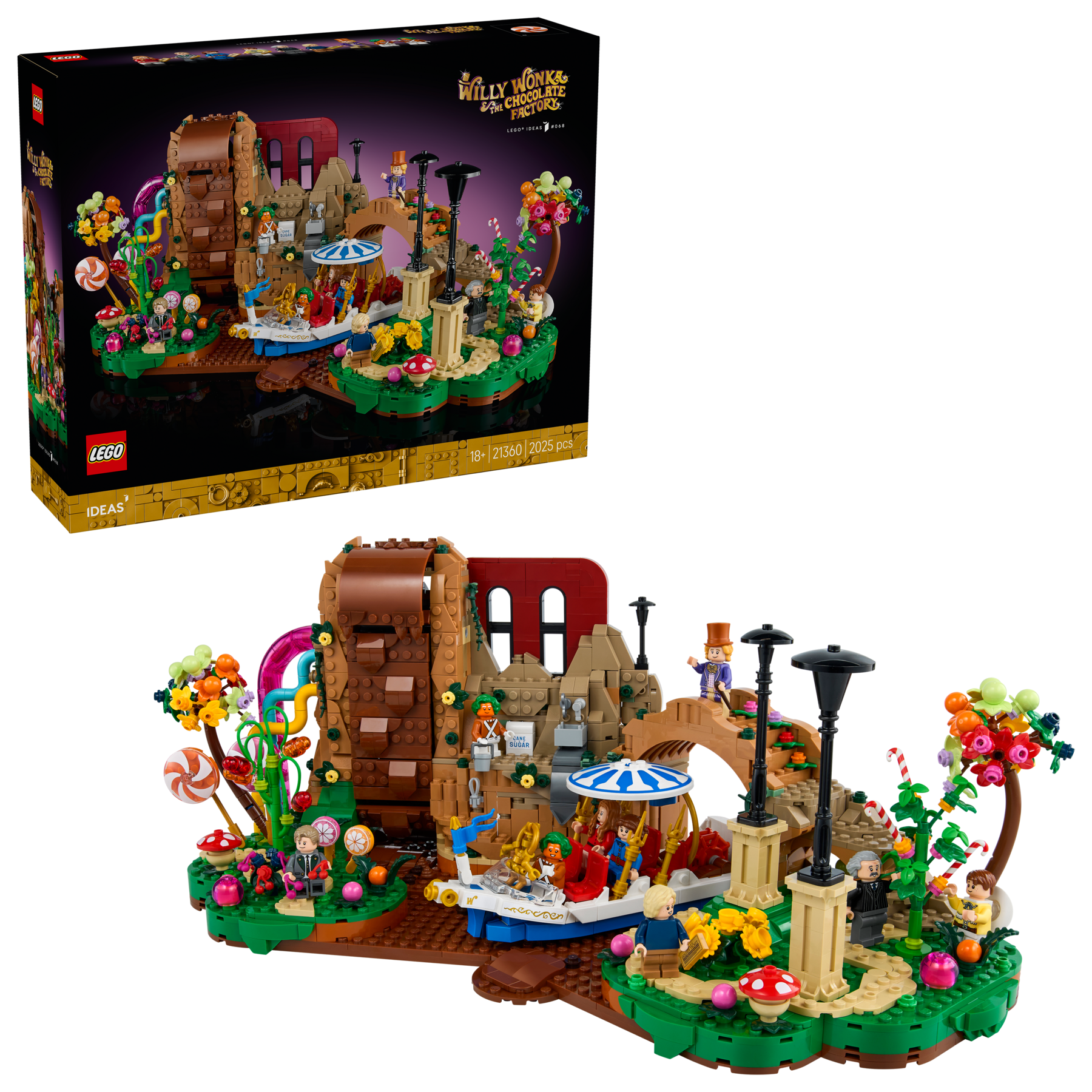 LEGO Ideas Willy Wonka Building Set 21360