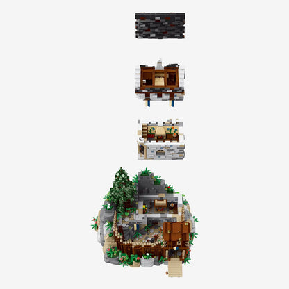 BlueBrixx-Pro Burg Blaustein Building Set 109778