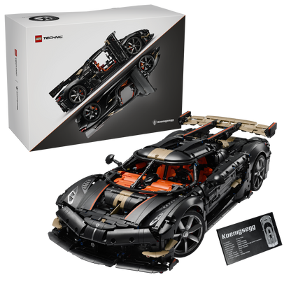 LEGO Technic Koenigsegg Sadair's Spear Hypercar Building Set 42232