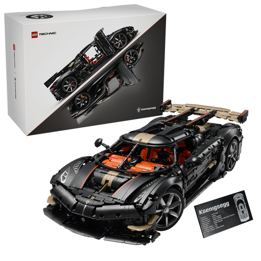 LEGO Technic Koenigsegg Sadair's Spear Hypercar Building Set 42232