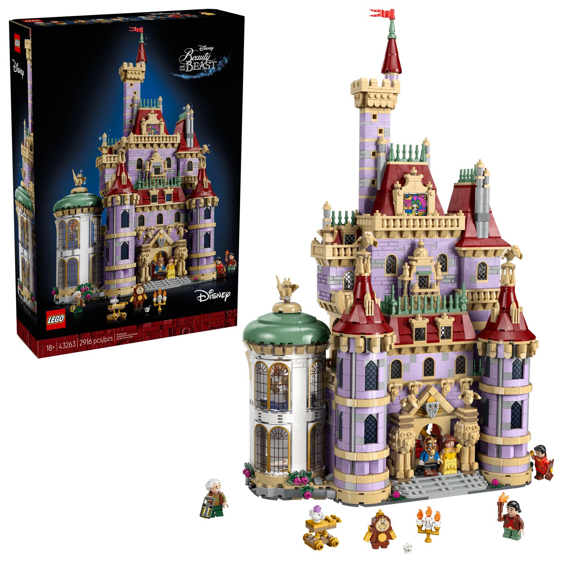 LEGO Disney Beauty and the Beast Castle Building Set 43263