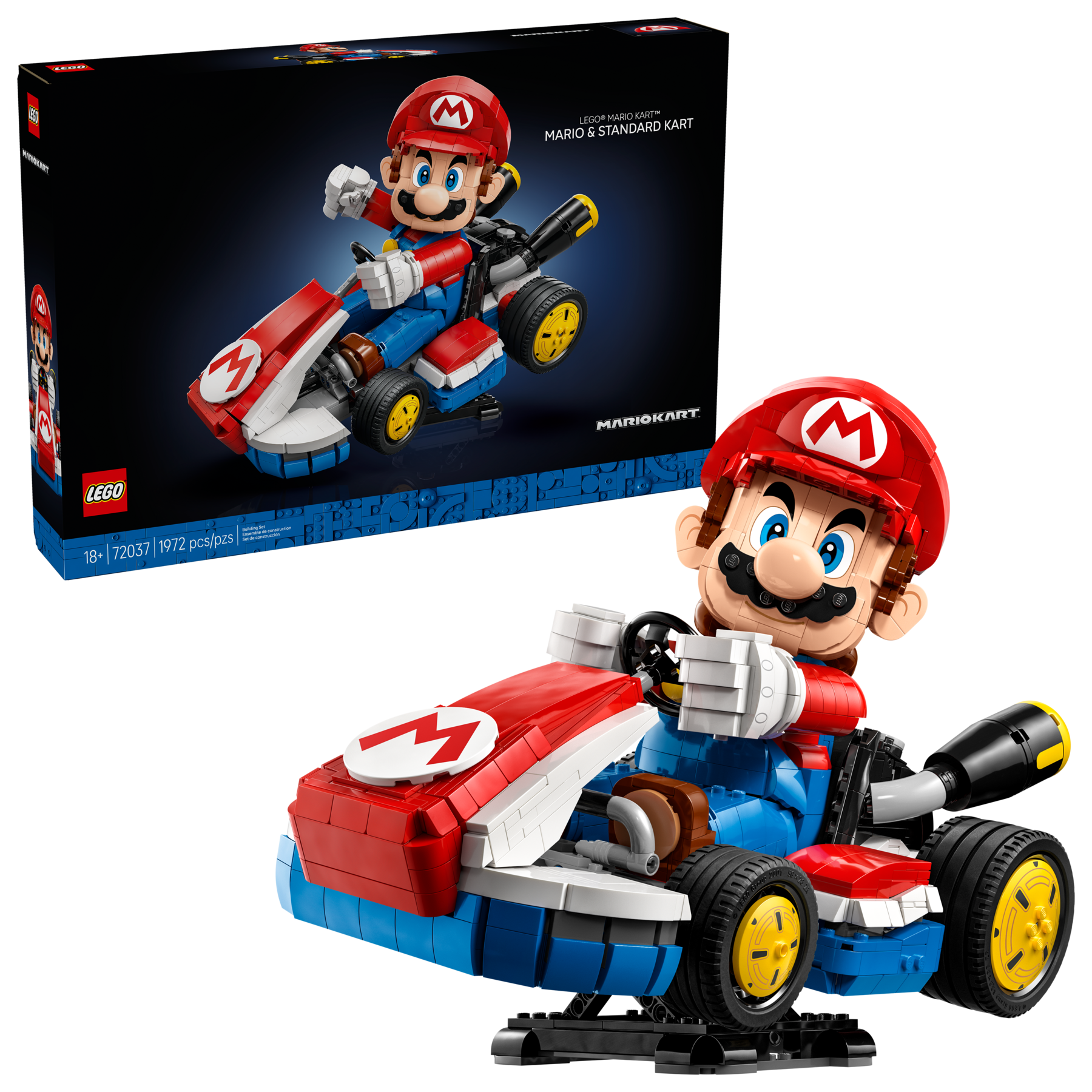 LEGO Super Mario Mario Kart: Mario & Standard-Kart Building Set 72037