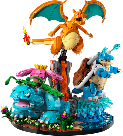 LEGO Pokémon Venusaur Charizard and Blastoise Building Set 72153