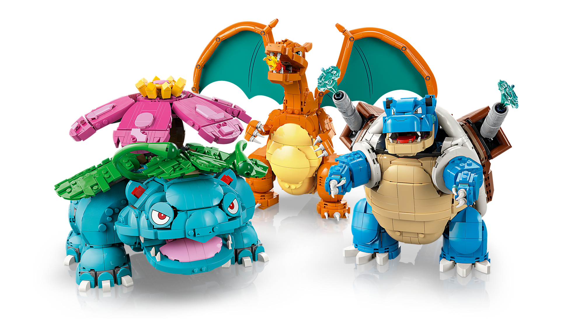 LEGO Pokémon Venusaur Charizard and Blastoise Building Set 72153