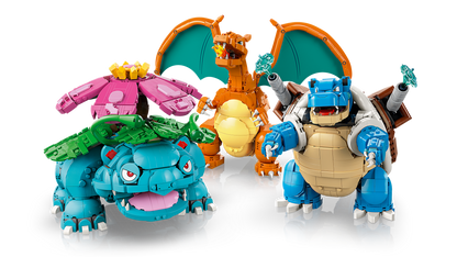 LEGO Pokémon Venusaur Charizard and Blastoise Building Set 72153