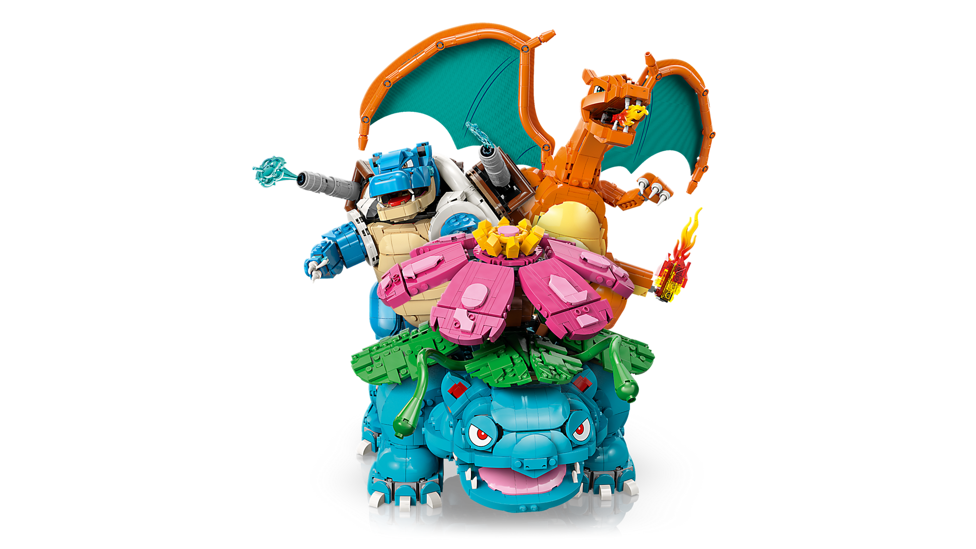 LEGO Pokémon Venusaur Charizard and Blastoise Building Set 72153
