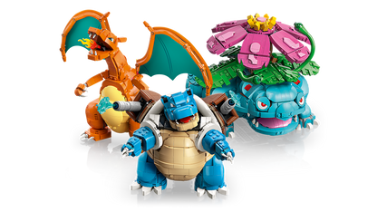 LEGO Pokémon Venusaur Charizard and Blastoise Building Set 72153