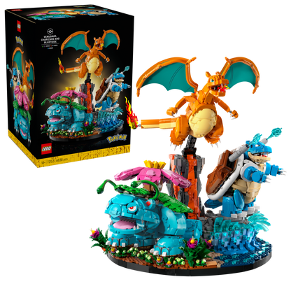 LEGO Pokémon Venusaur Charizard and Blastoise Building Set 72153
