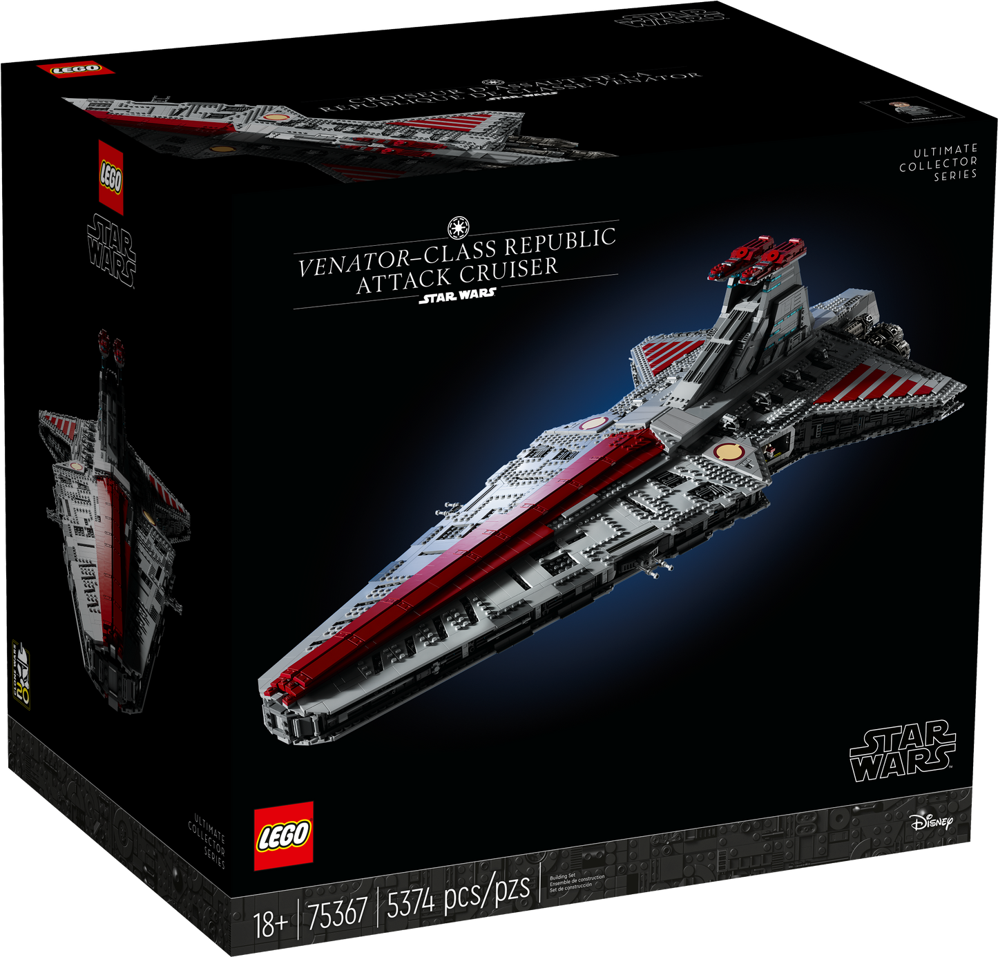 LEGO Star Wars Venator-Class Republic Attack Cruiser Set 75367