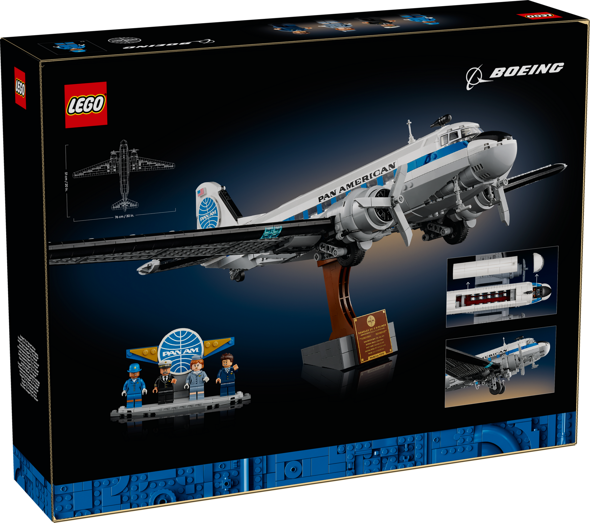 LEGO Icons Douglas DC-3 Pan Am Building Set 11378