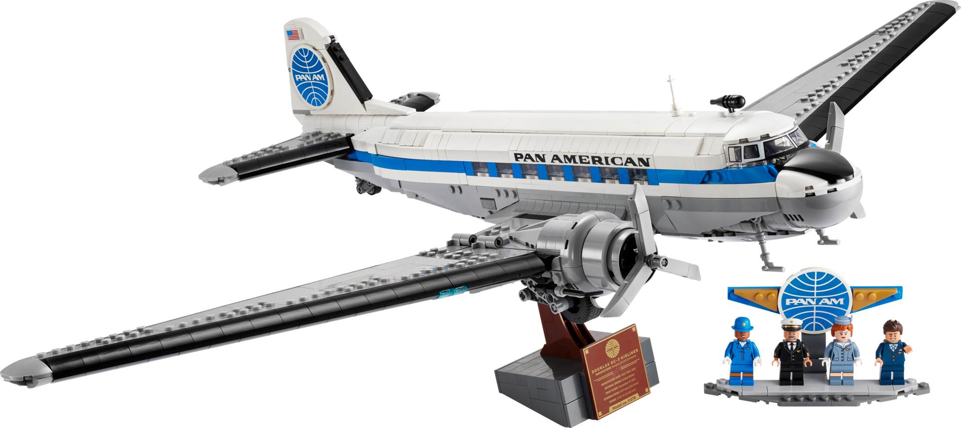 LEGO Icons Douglas DC-3 Pan Am Building Set 11378
