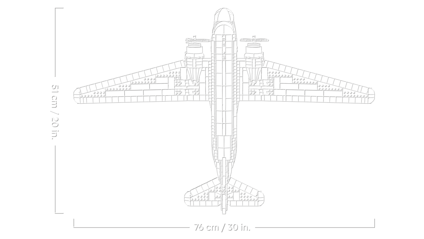 LEGO Icons Douglas DC-3 Pan Am Building Set 11378