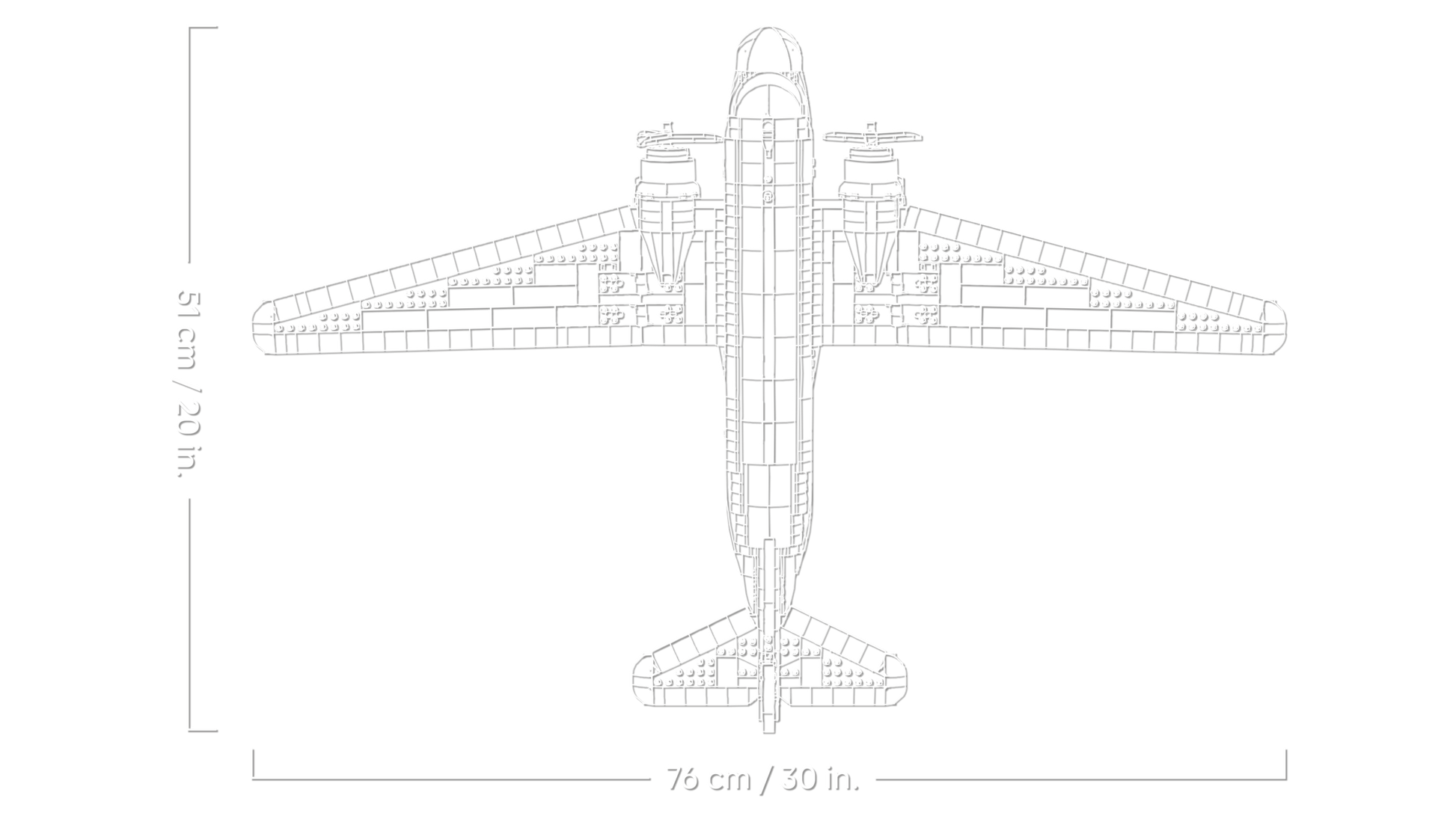 LEGO Icons Douglas DC-3 Pan Am Building Set 11378