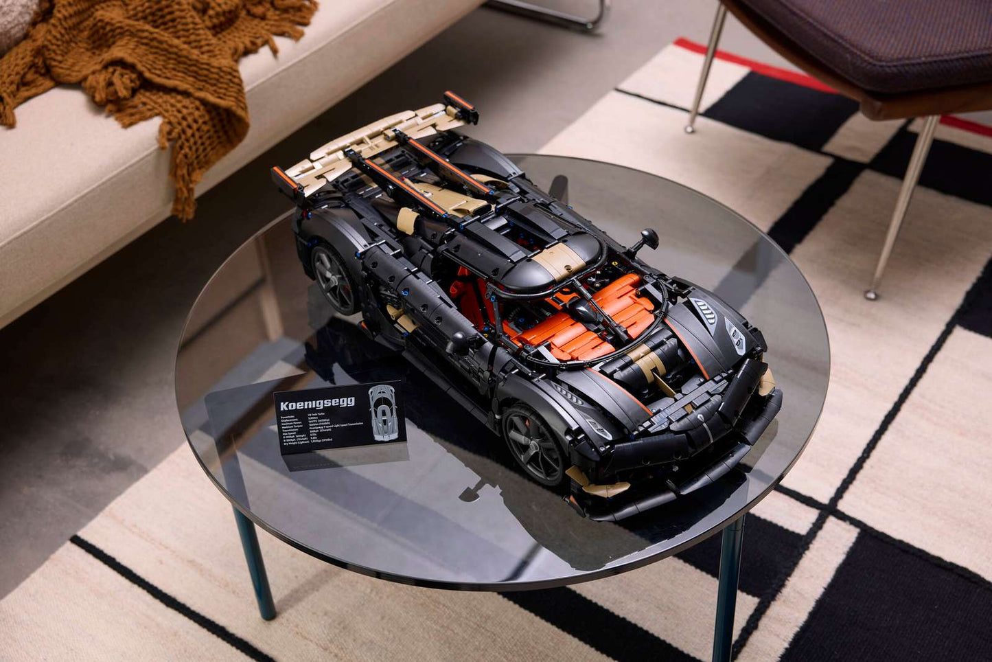 LEGO Technic Koenigsegg Sadair's Spear Hypercar Building Set 42232