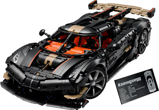 LEGO Technic Koenigsegg Sadair's Spear Hypercar Building Set 42232