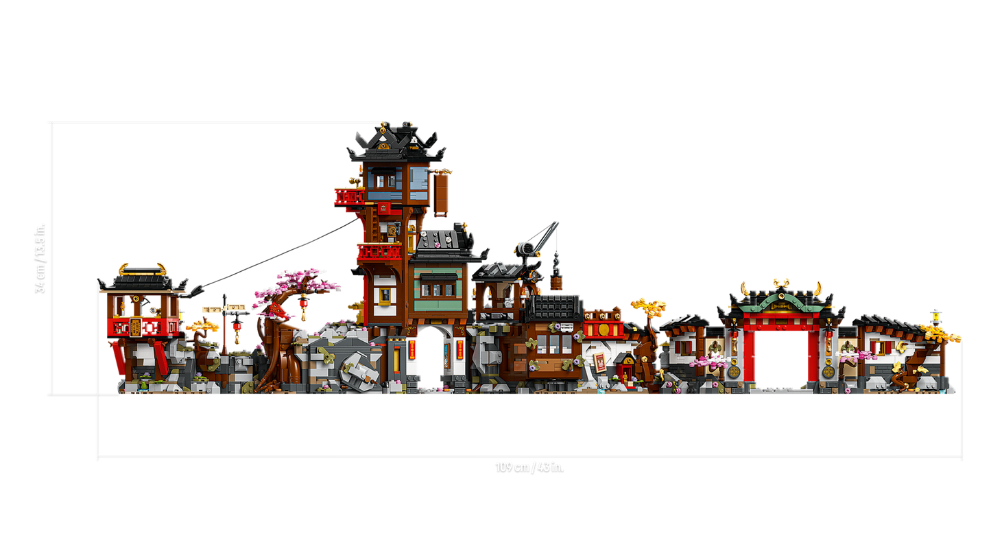 LEGO NINJAGO Old City 15th Anniversary Building Set 71861