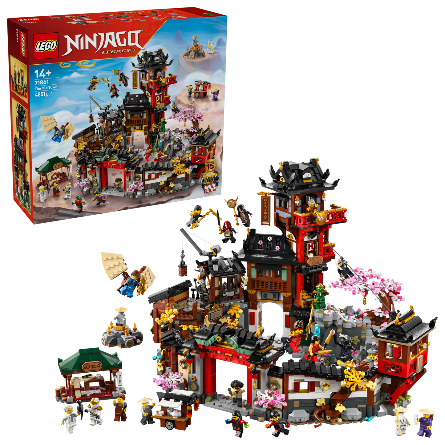 LEGO NINJAGO Old City 15th Anniversary Building Set 71861