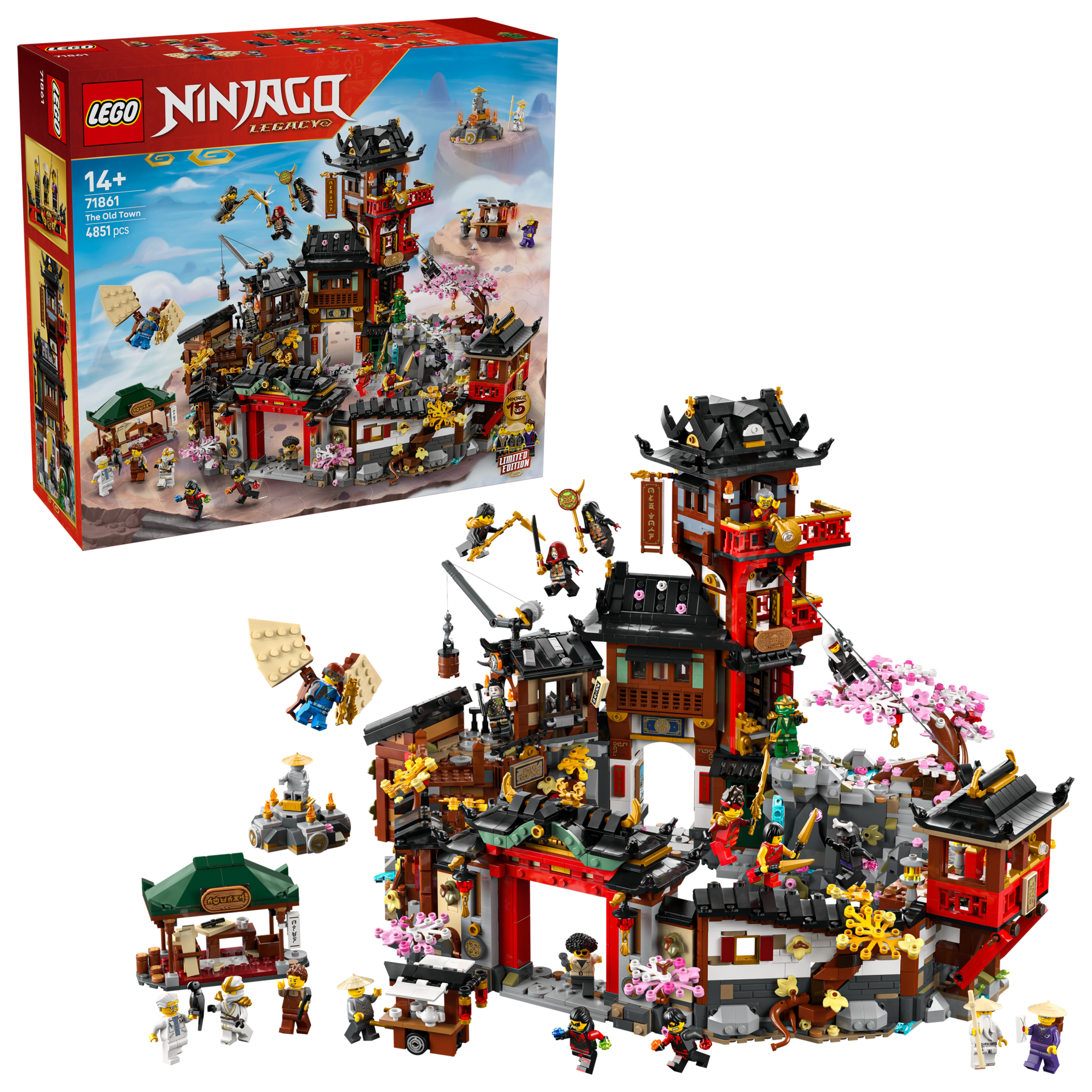 LEGO NINJAGO Old City 15th Anniversary Building Set 71861