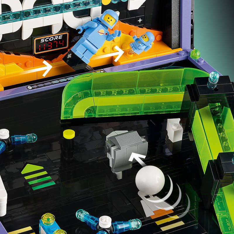 LEGO Icons Retro Pinball Machine Building Set 11374