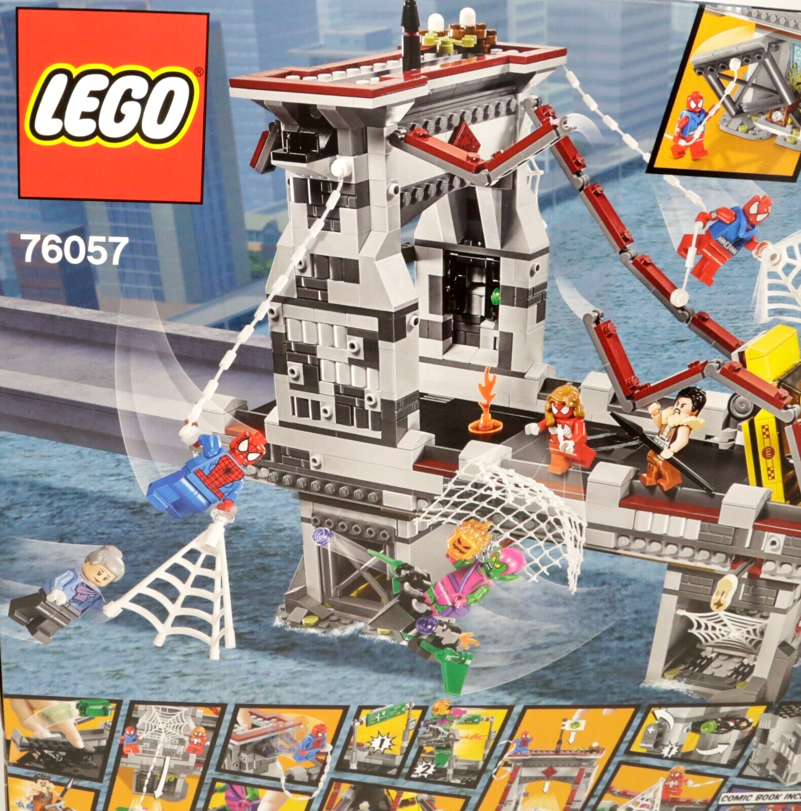 LEGO Marvel Spider-Man: Web Warriors Ultimate Bridge Battle Set 76057
