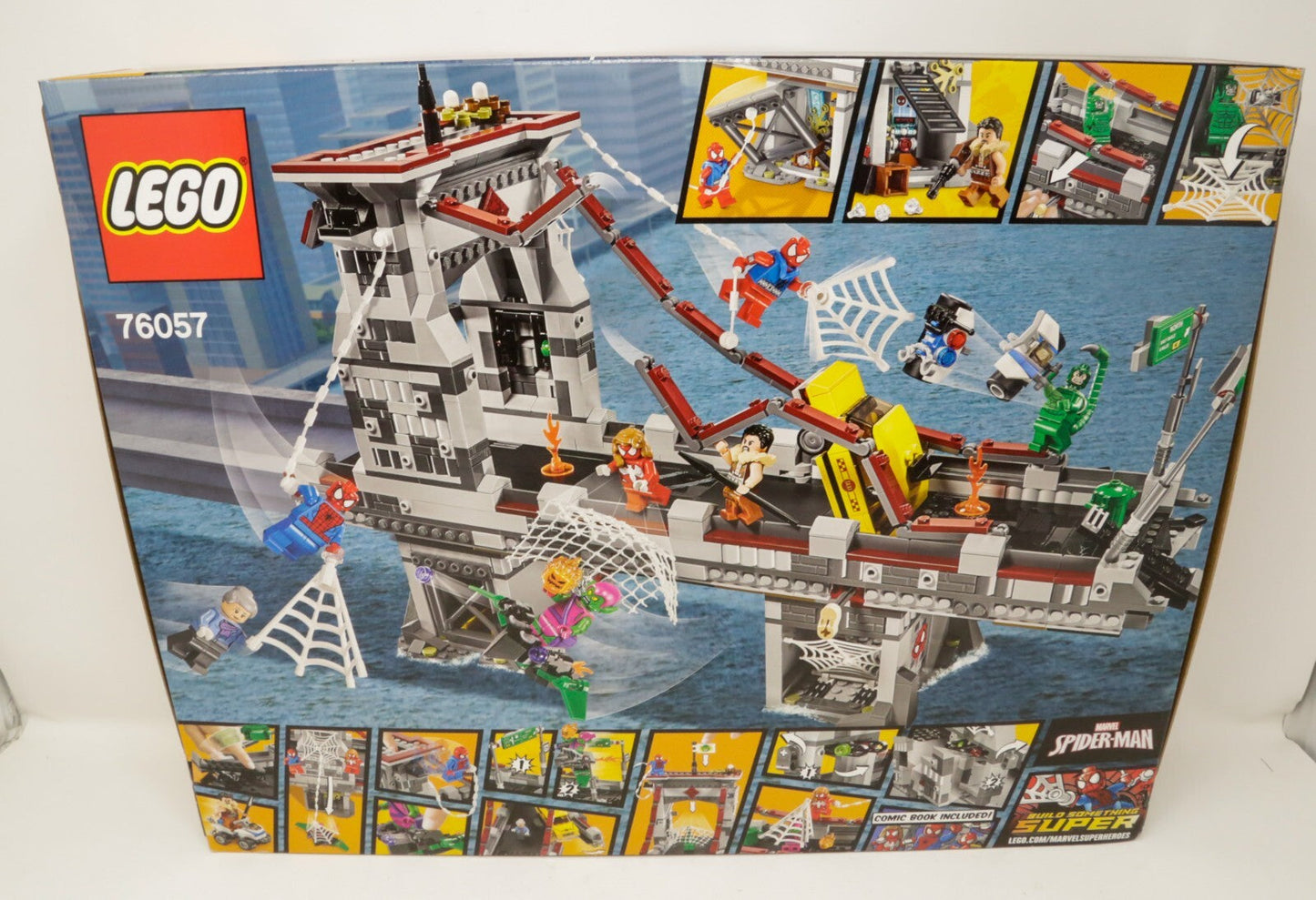 LEGO Marvel Spider-Man: Web Warriors Ultimate Bridge Battle Set 76057