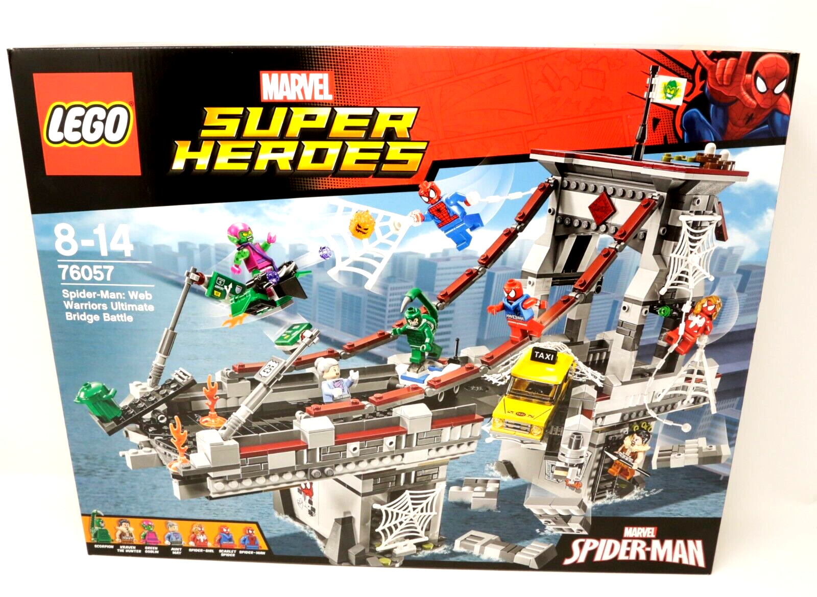 LEGO Marvel Spider-Man: Web Warriors Ultimate Bridge Battle Set 76057