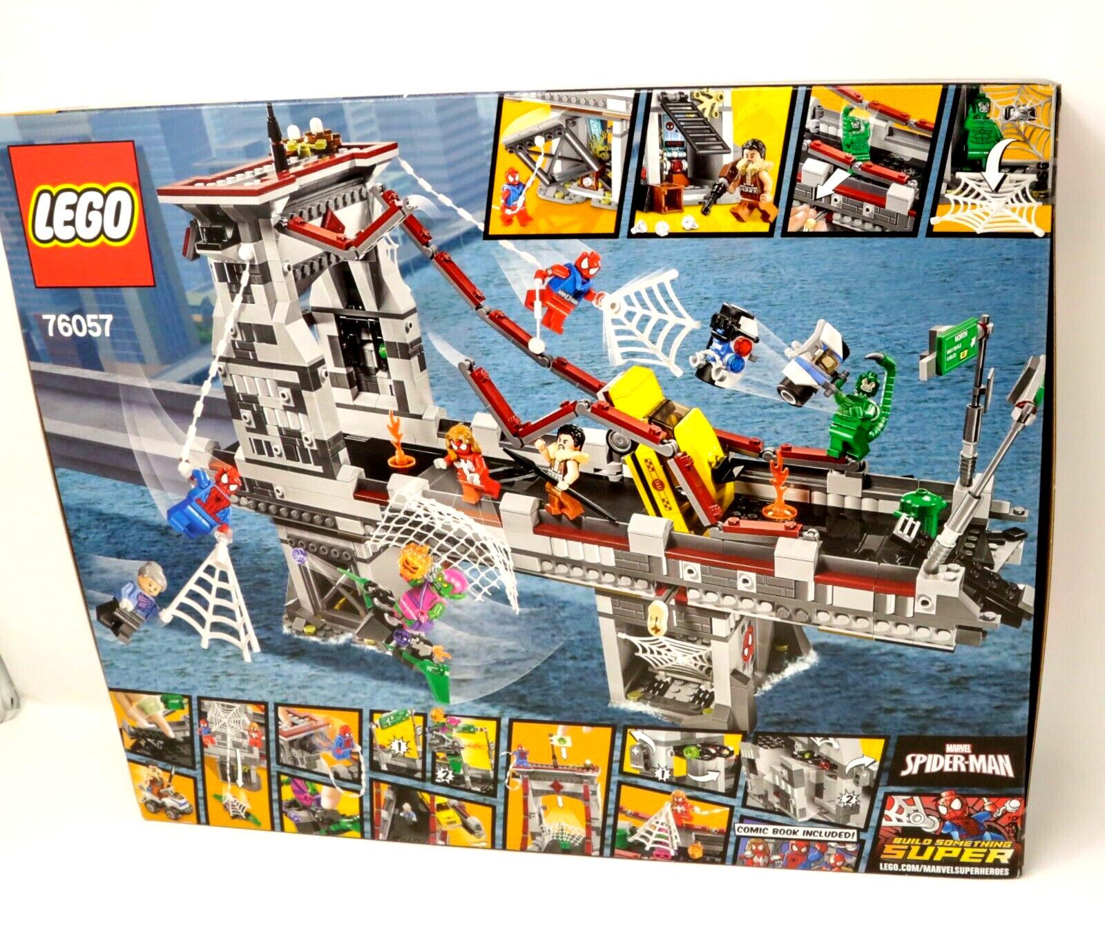 LEGO Marvel Spider-Man: Web Warriors Ultimate Bridge Battle Set 76057